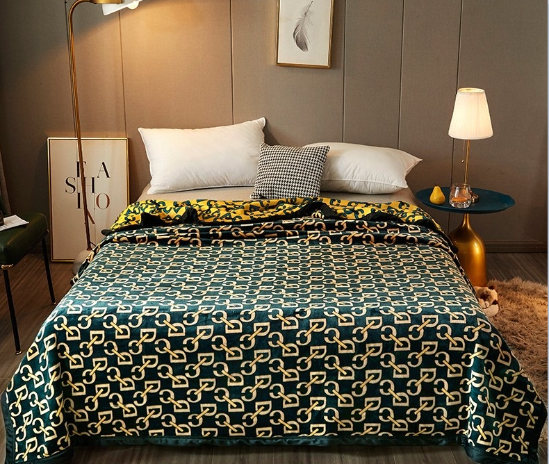 赢家体育大牌风迪奥云毯（绿色）